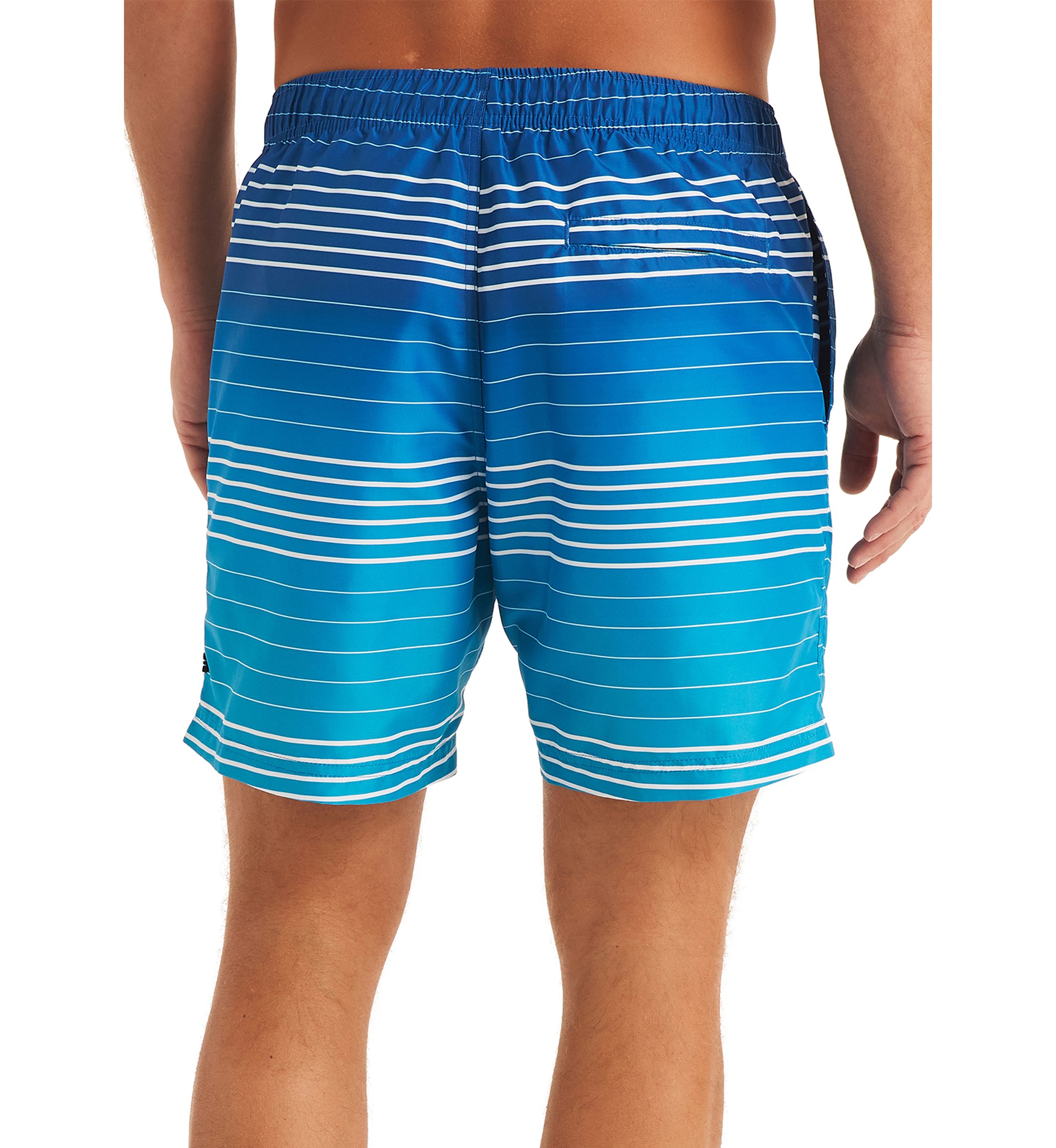  Sustainably Crafted 6" Ombre Stripe Swim Trunks