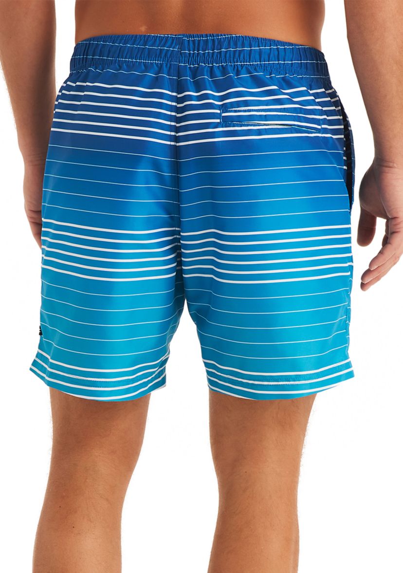 Sustainably Crafted 6" Ombre Stripe Swim Trunks