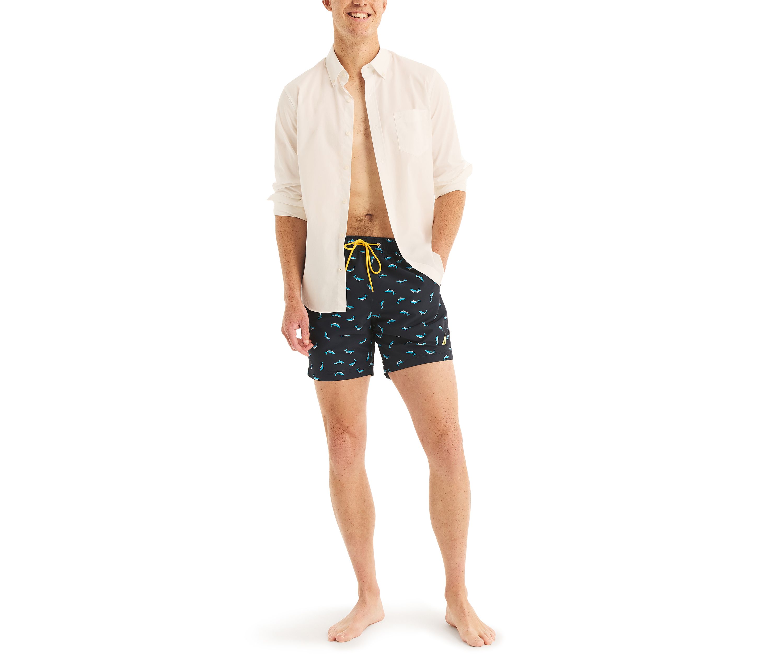 Shark Week X Nautica Sustainably Crafted 6" Swim Trunks