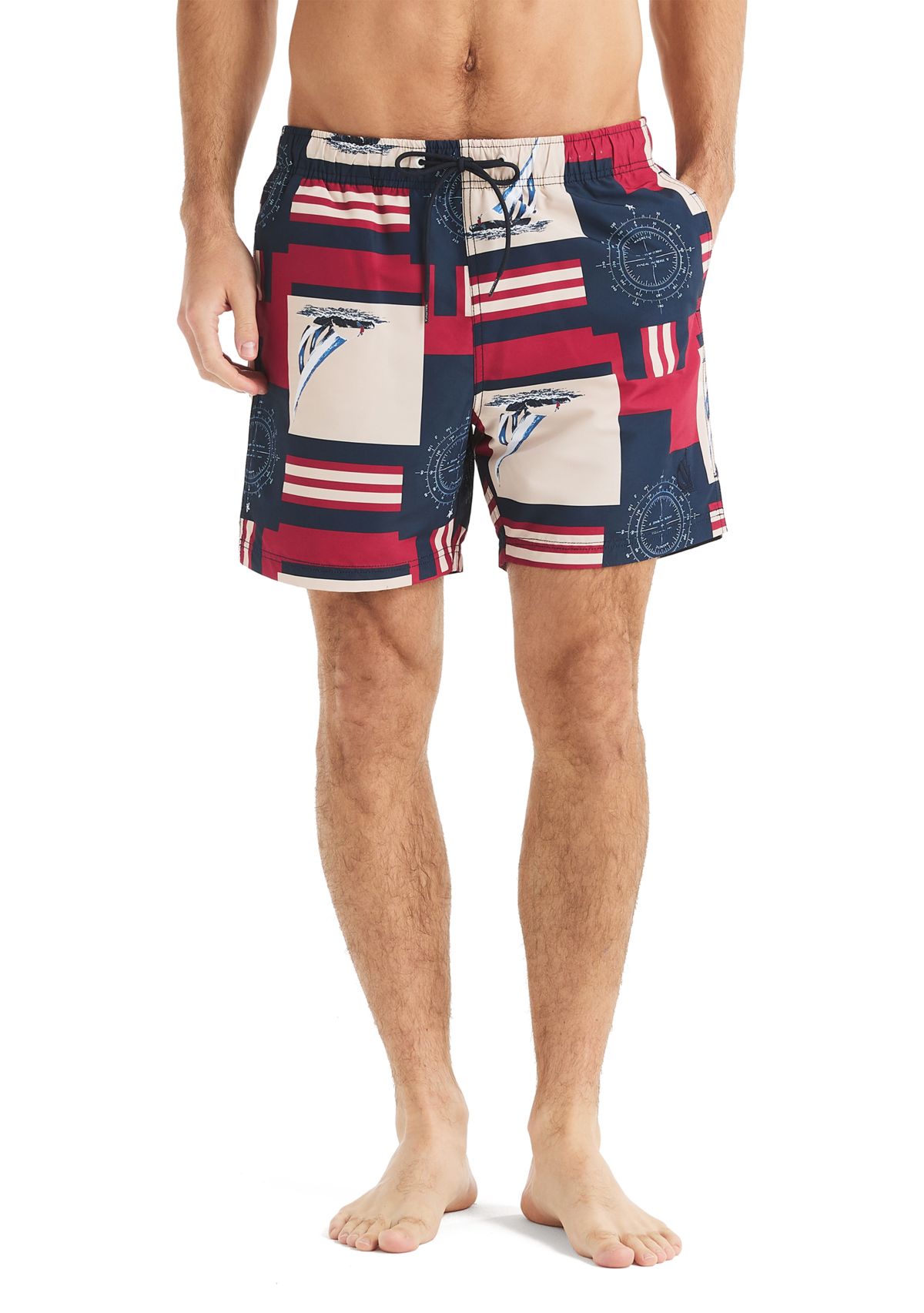 6 Printed Swim Trunks