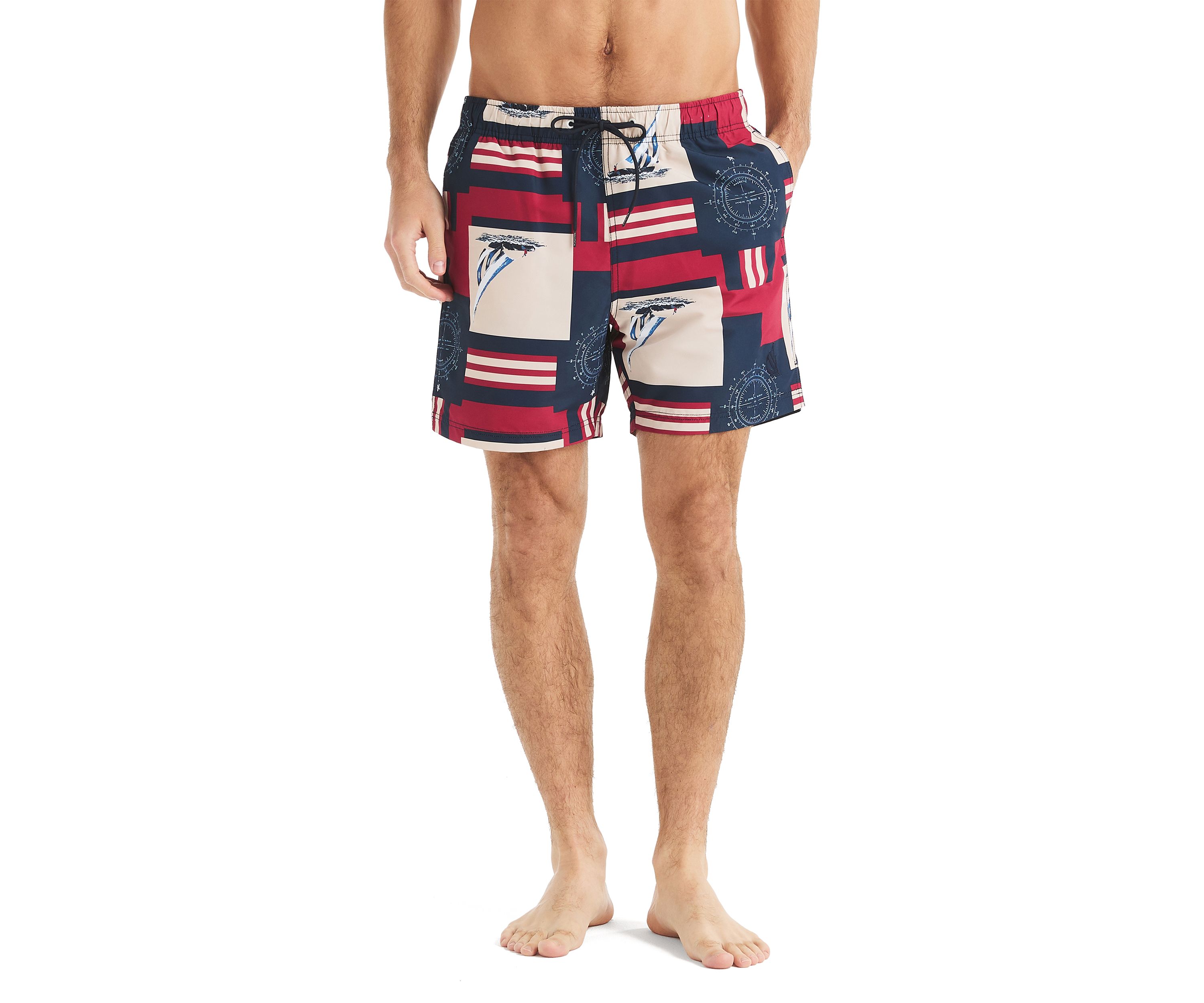 6 Printed Swim Trunks