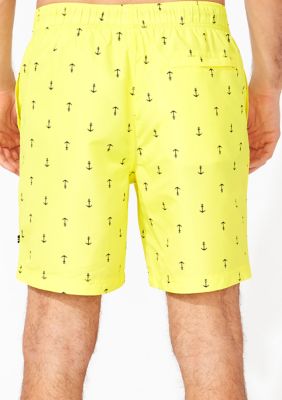 Anchor Print Swim Trunks