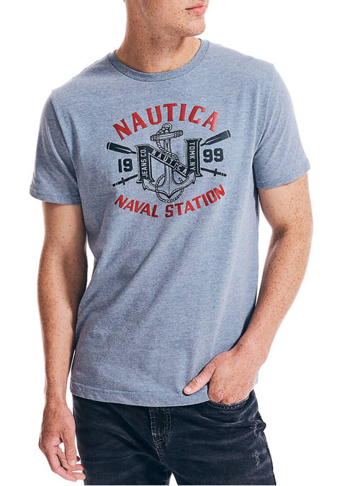 Nautica Jeans Co. Naval Station Graphic T-Shirt