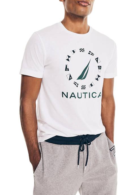 Nautica Sustainably Crafted Flag Graphic T-Shirt