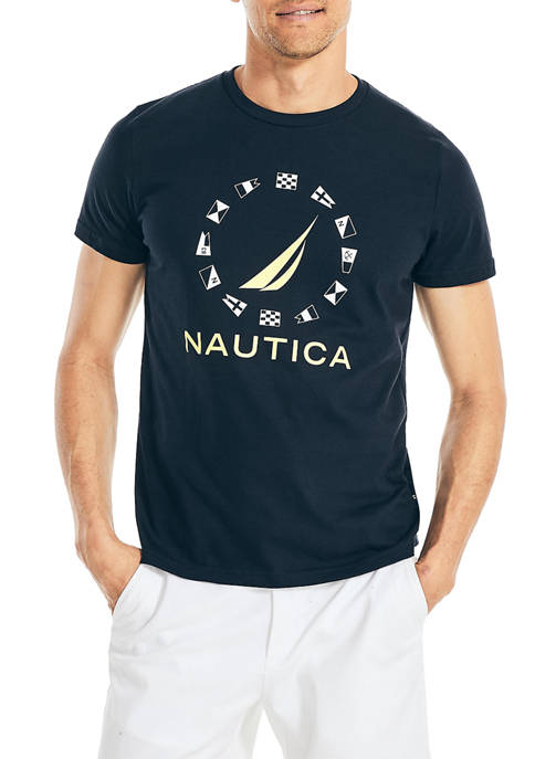 Nautica Sustainably Crafted Flag Graphic T-Shirt