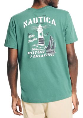 Sustainably Crafted Yacht Racing Graphic T-Shirt