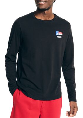 Nautica Sustainably Crafted Long Sleeve Graphic T-Shirt