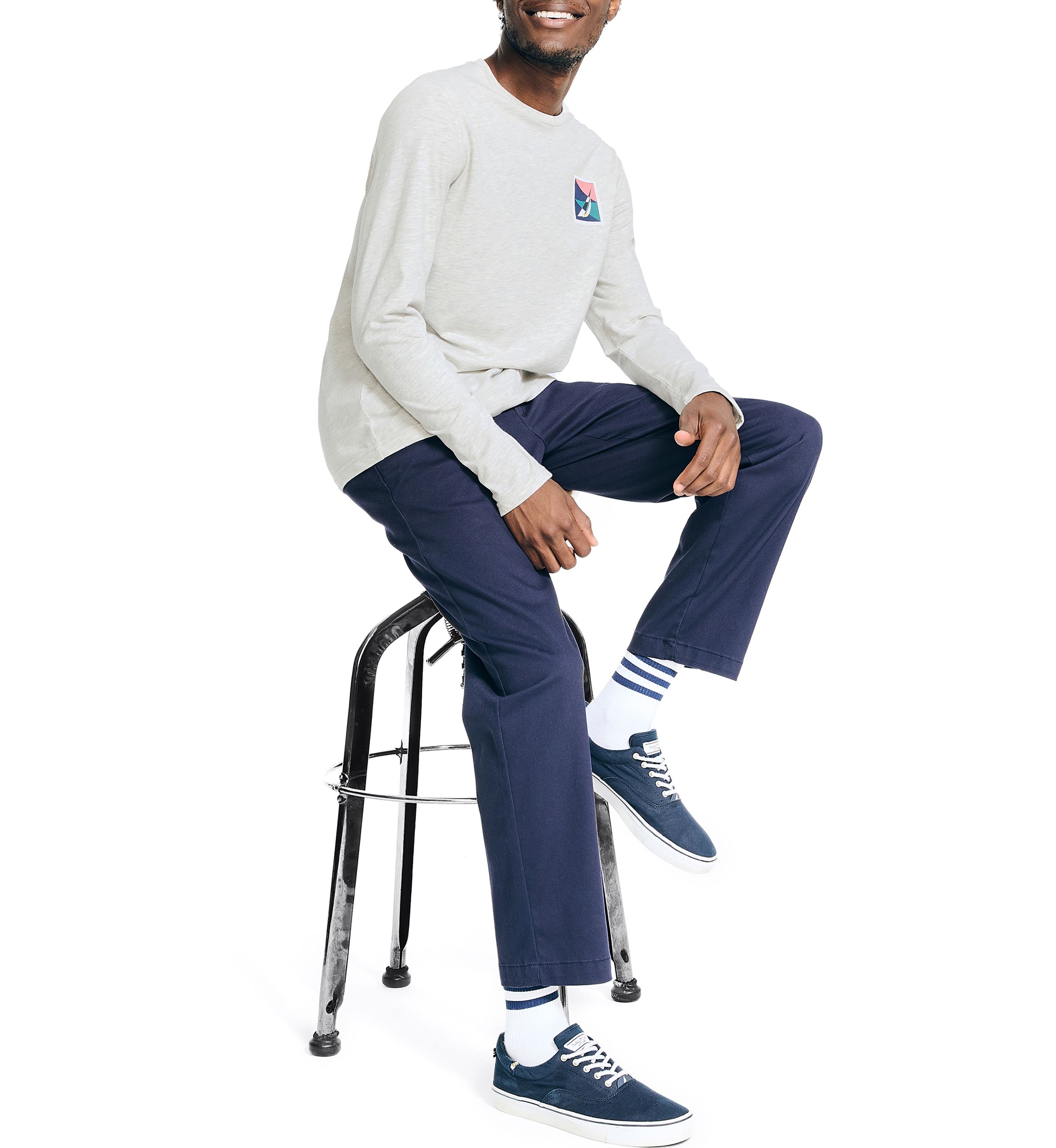 Sustainably Crafted Long Sleeve Graphic T-Shirt