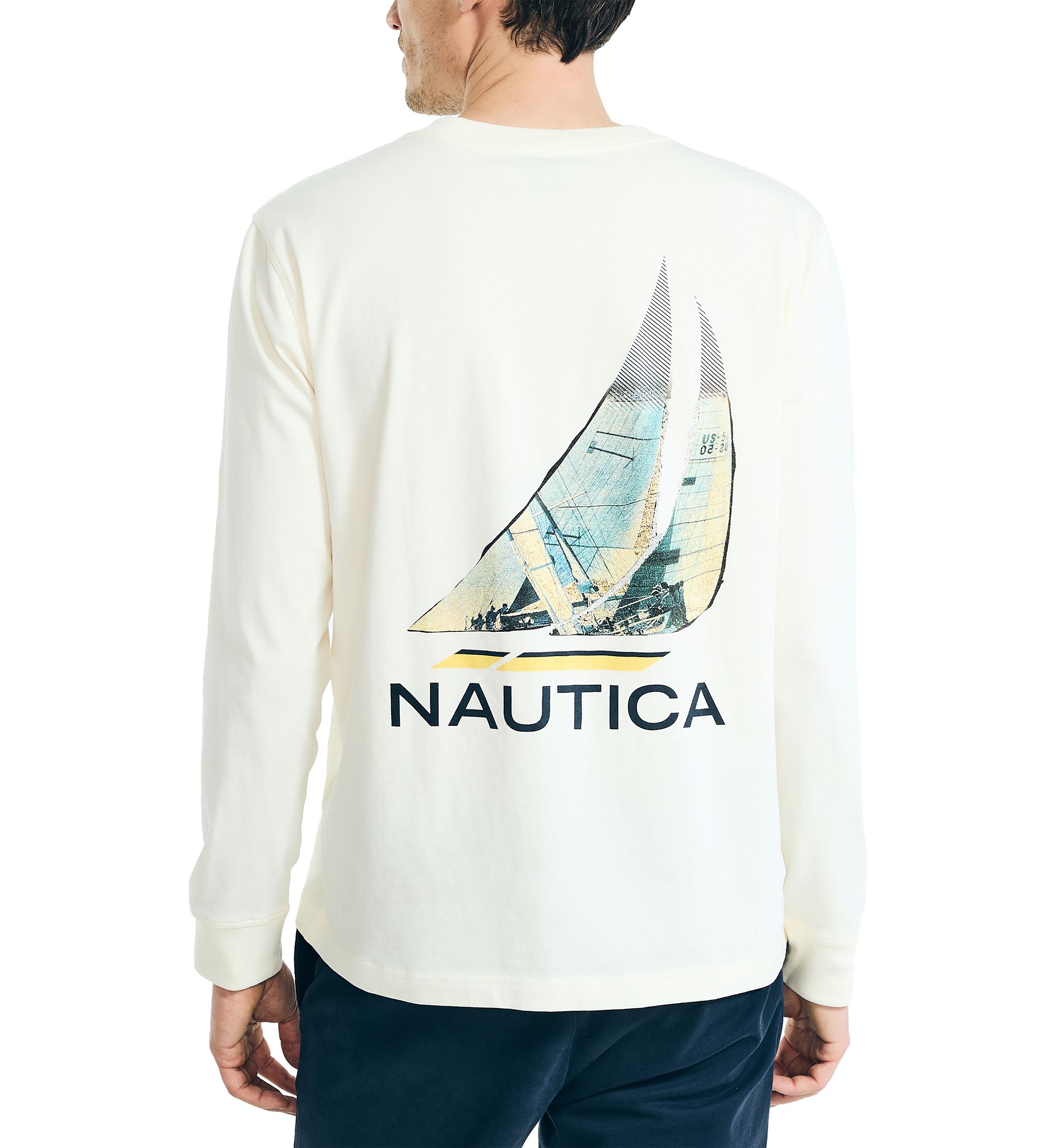 Long Sleeve Graphic Pocket T-Shirt