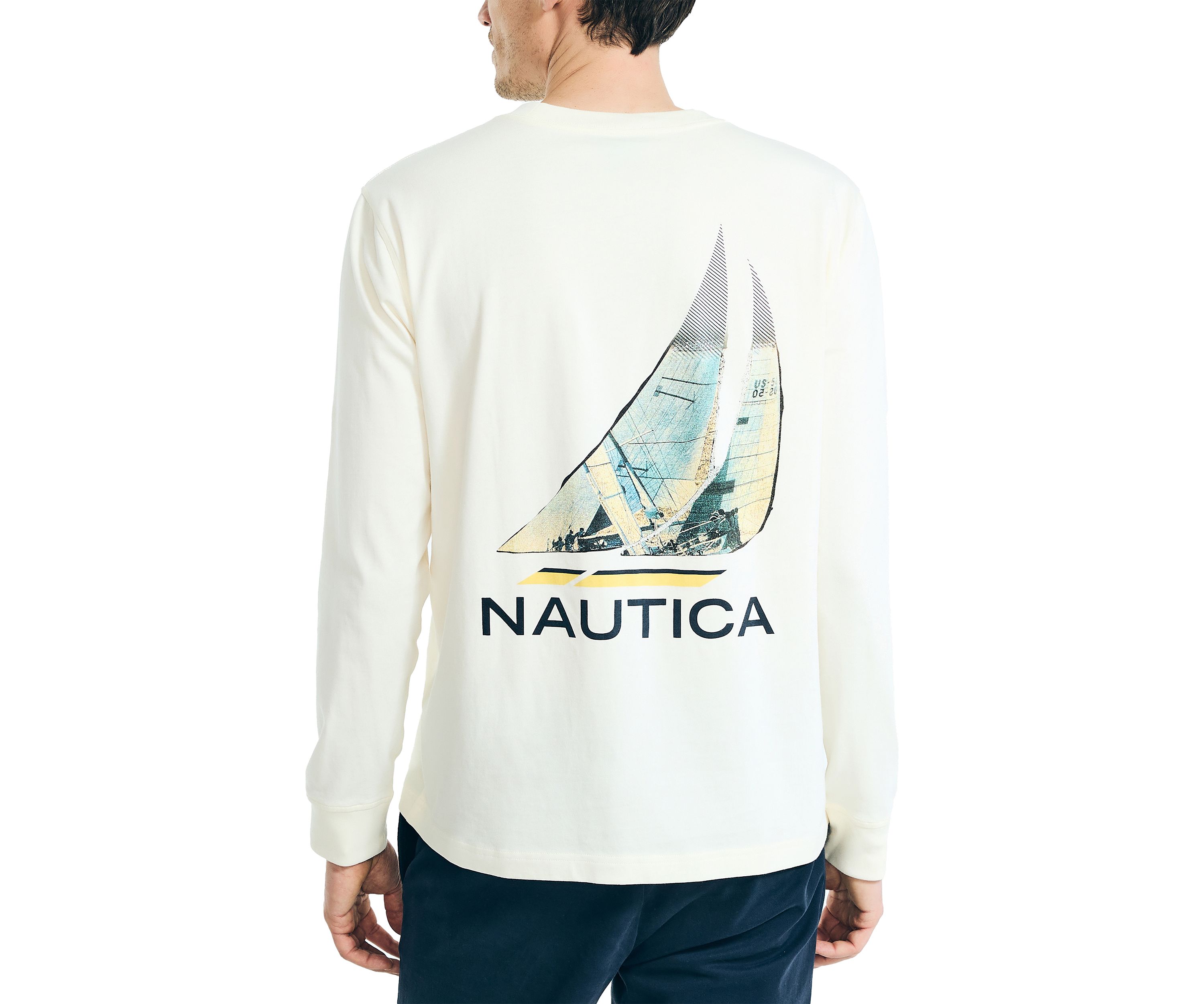 Long Sleeve Graphic Pocket T-Shirt