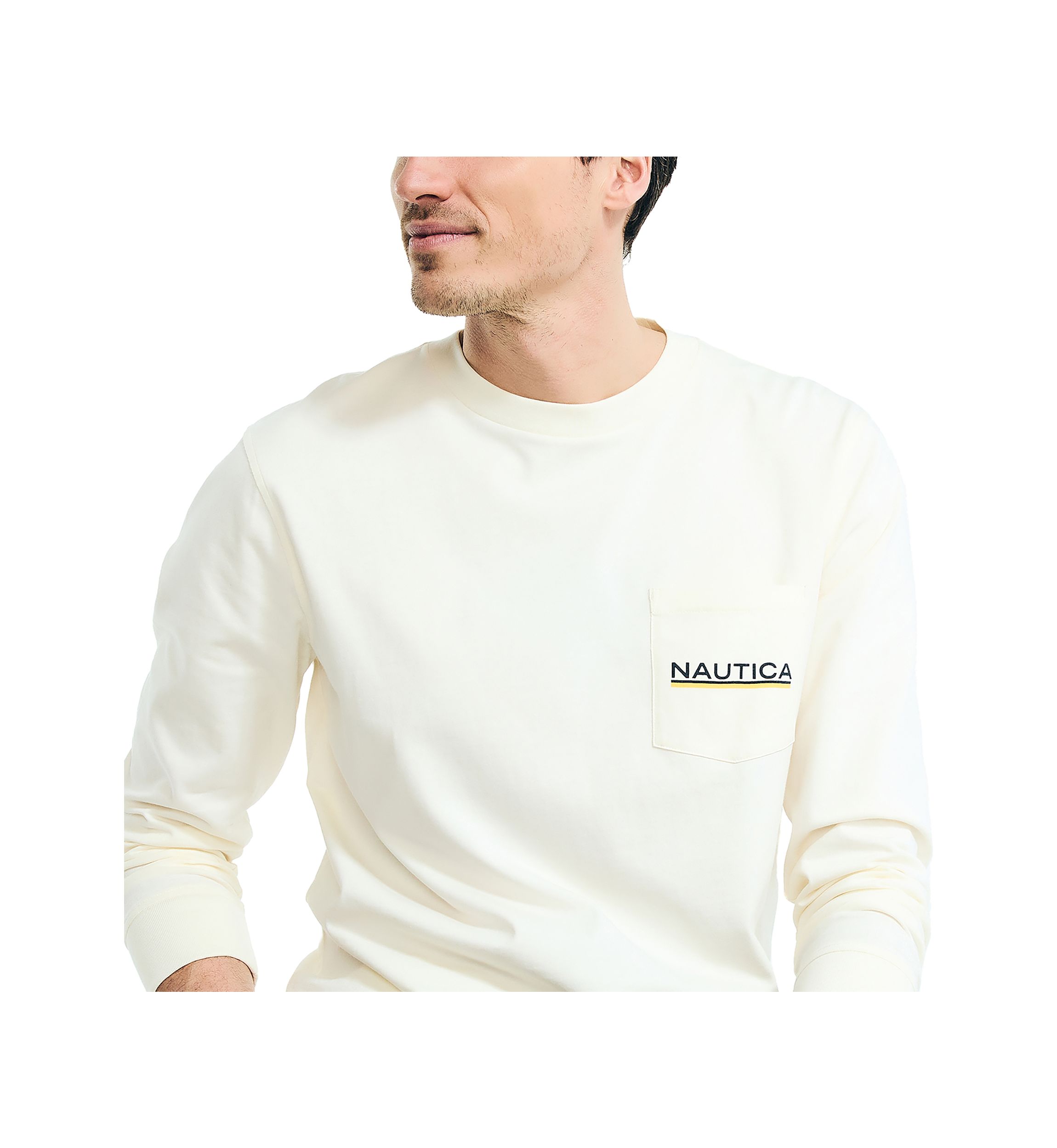 Long Sleeve Graphic Pocket T-Shirt