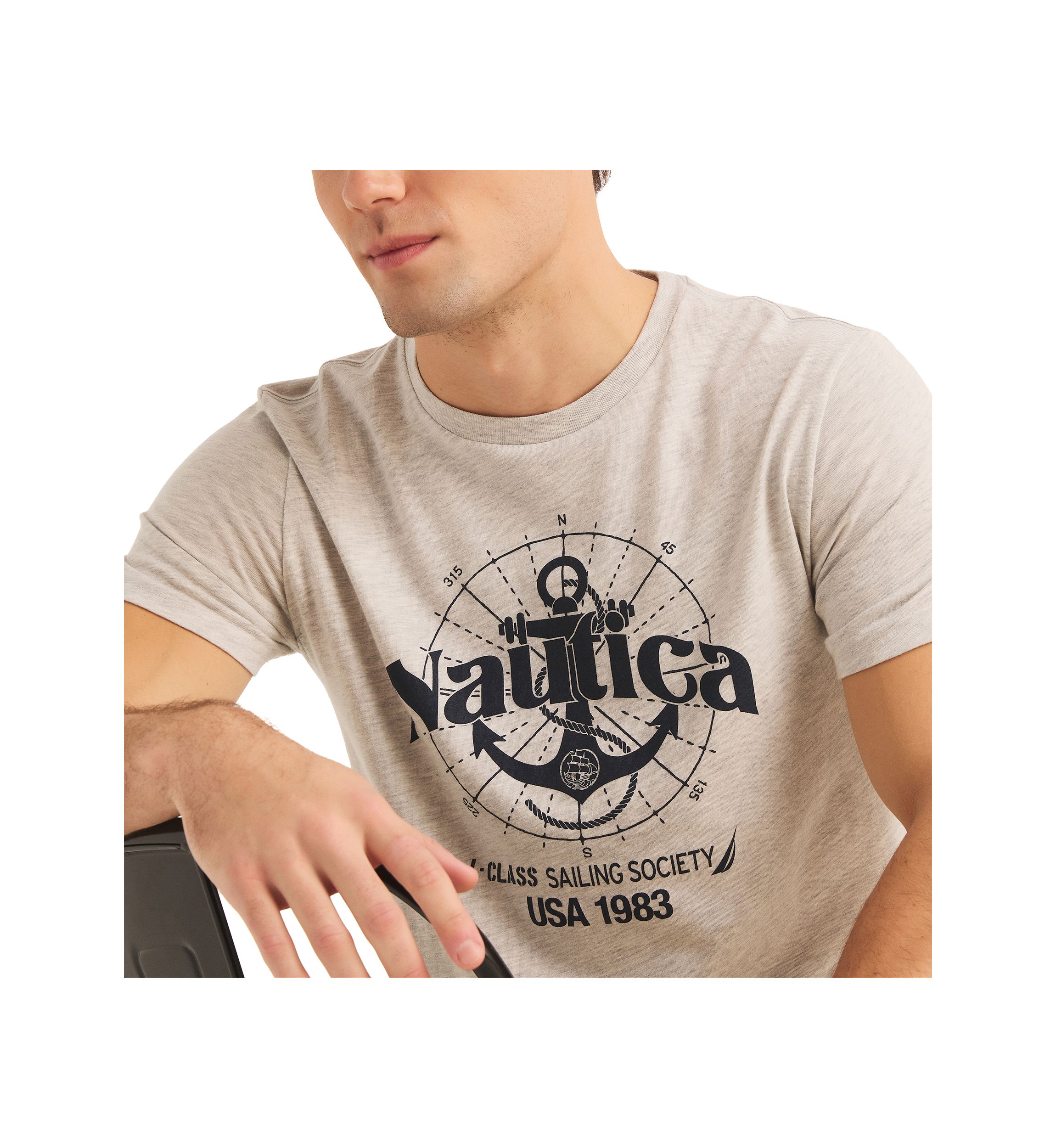 Sustainably Crafted Sailing Society Graphic T-Shirt