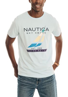 Sustainably Crafted Sky and Ocean Graphic T-Shirt