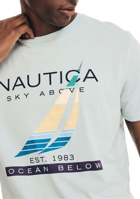 Sustainably Crafted Sky and Ocean Graphic T-Shirt