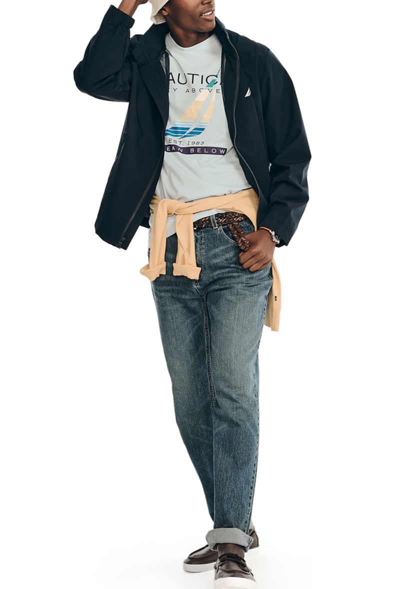 Sustainably Crafted Sky and Ocean Graphic T-Shirt