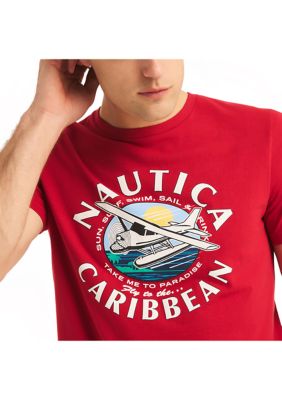 Sustainably Crafted Nautica Caribbean Graphic T-Shirt