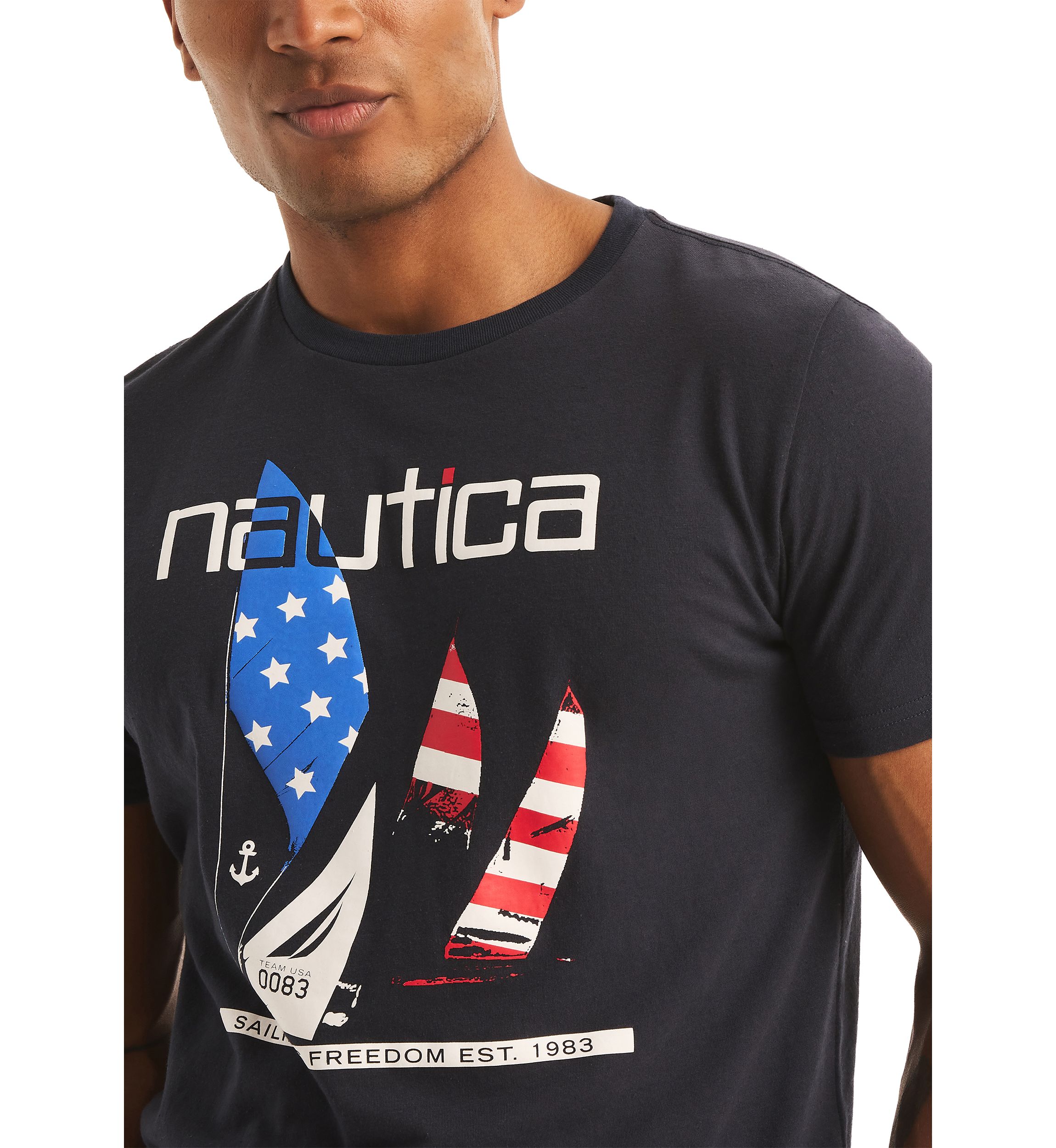 Sustainably Crafted Americana Graphic T-Shirt