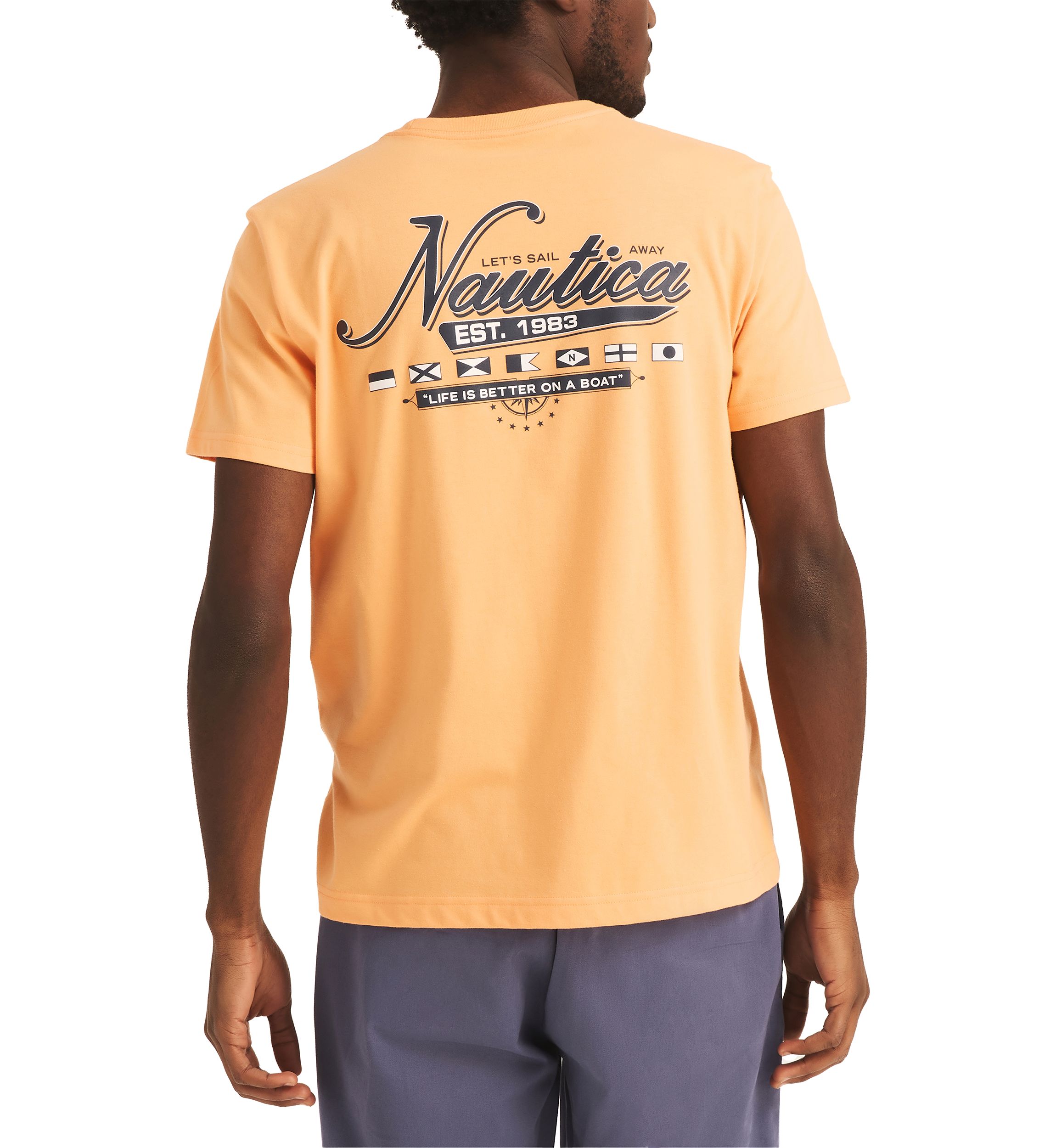 Sustainably Crafted Sail Away Graphic T-Shirt