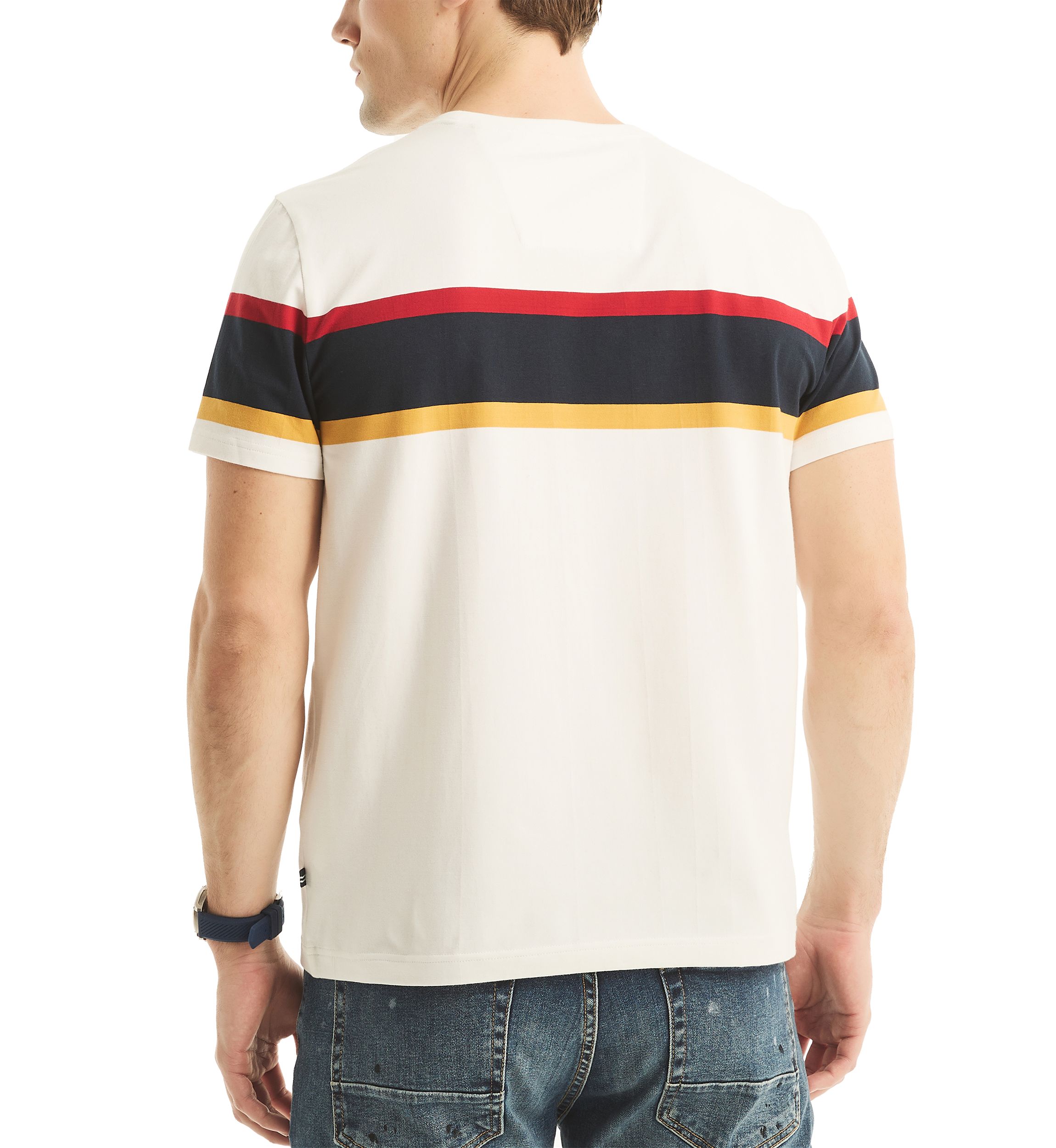 Striped Crew Neck T-Shirt