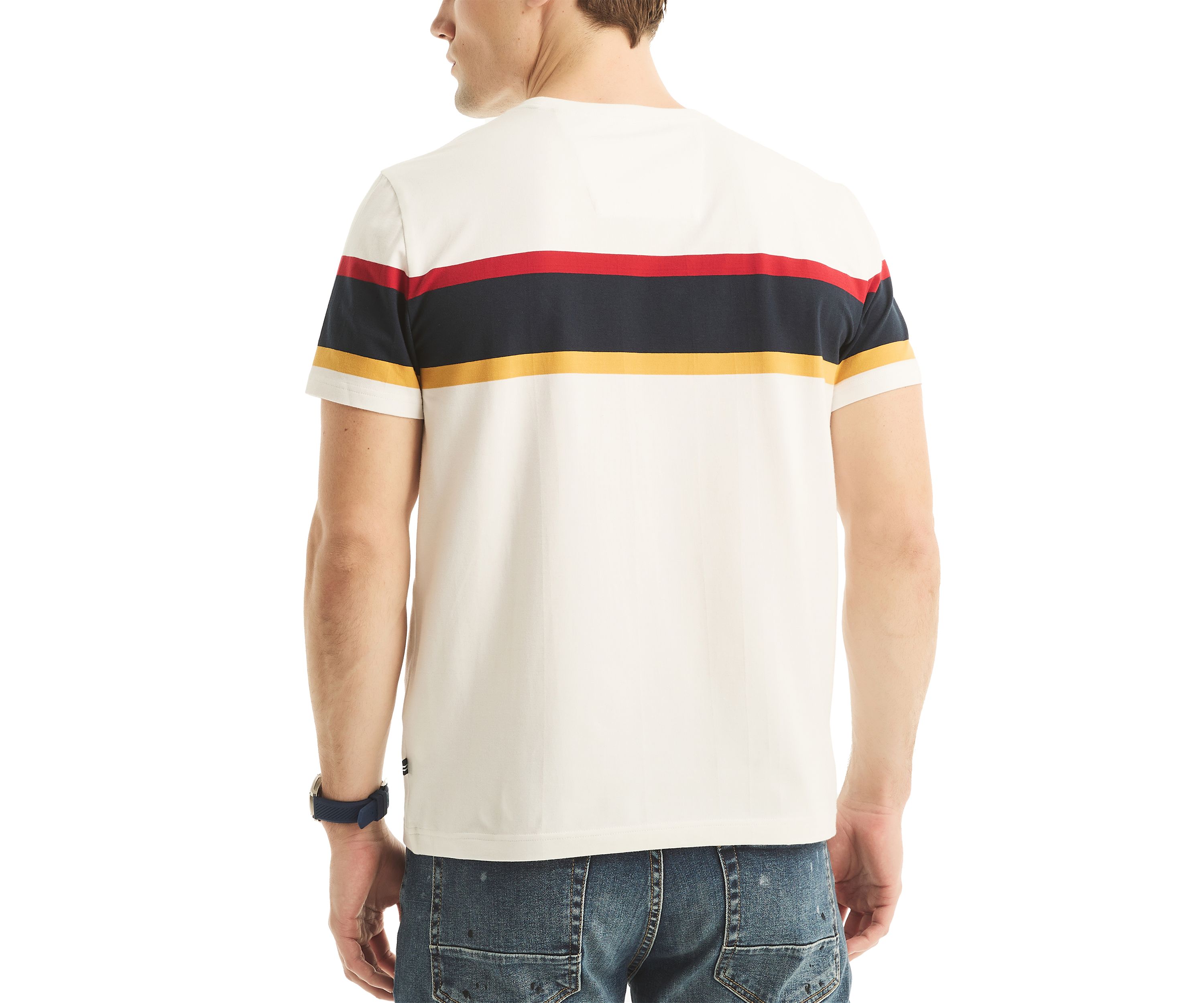 Striped Crew Neck T-Shirt