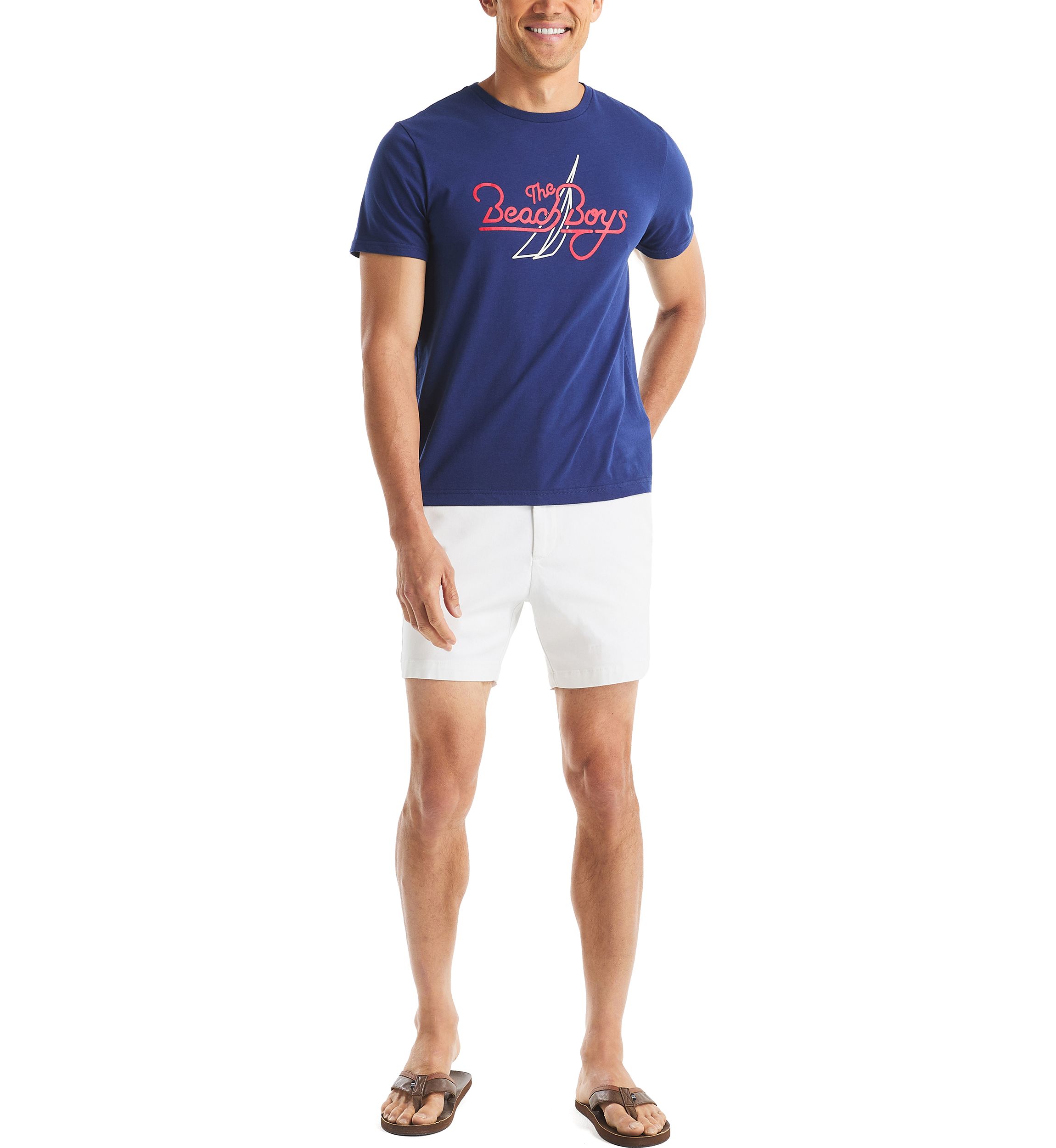 Beach Boys x Nautica Logo Graphic T-Shirt