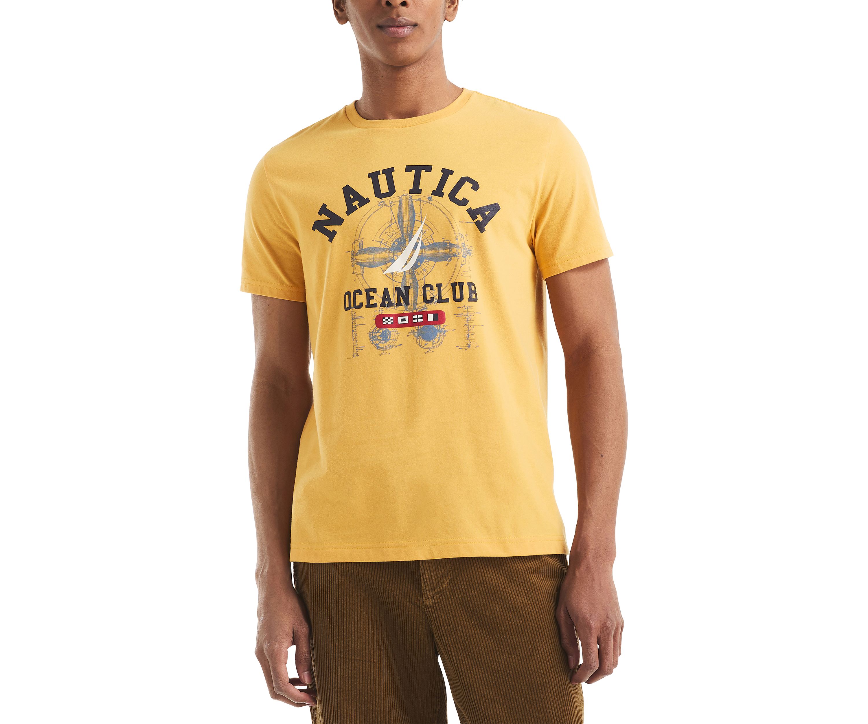 Short Sleeve Ocean Club Graphic T-Shirt 