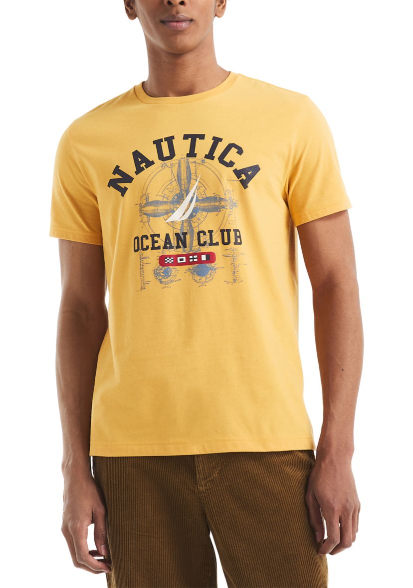 Short Sleeve Ocean Club Graphic T-Shirt 