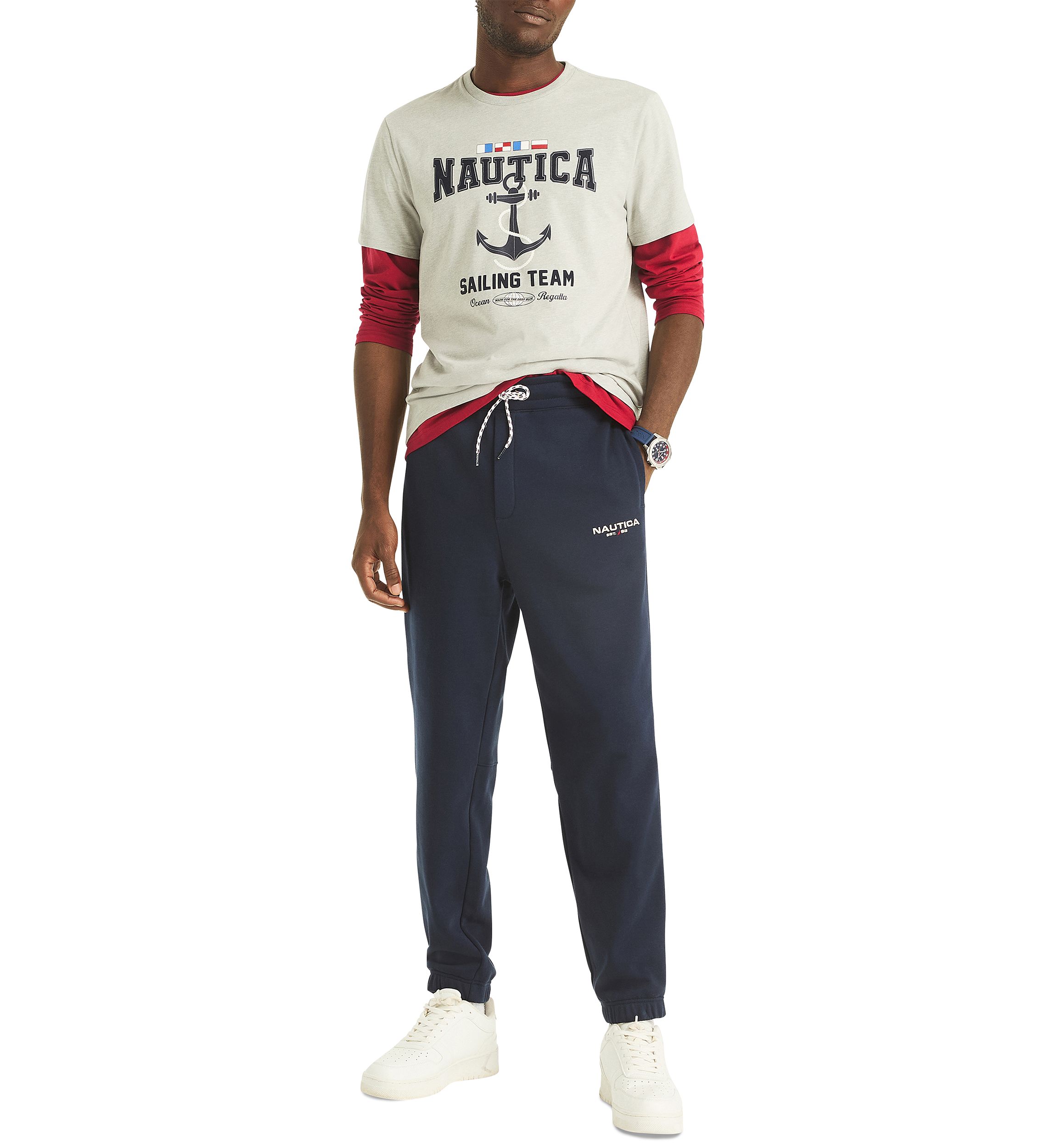 Short Sleeve Sailing Graphic T-Shirt 