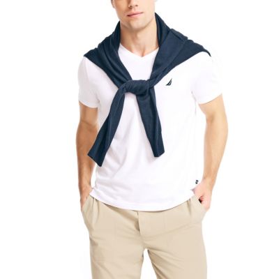 Nautica SS Anchor V Neck Tee