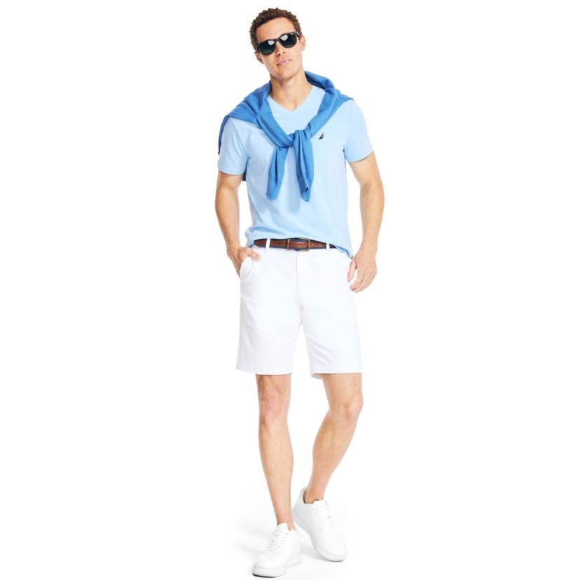 Nautica SS Anchor V Neck Tee