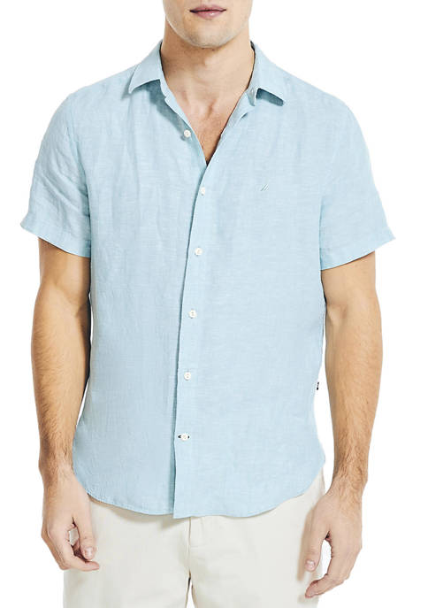 Nautica Linen Short Sleeve Shirt