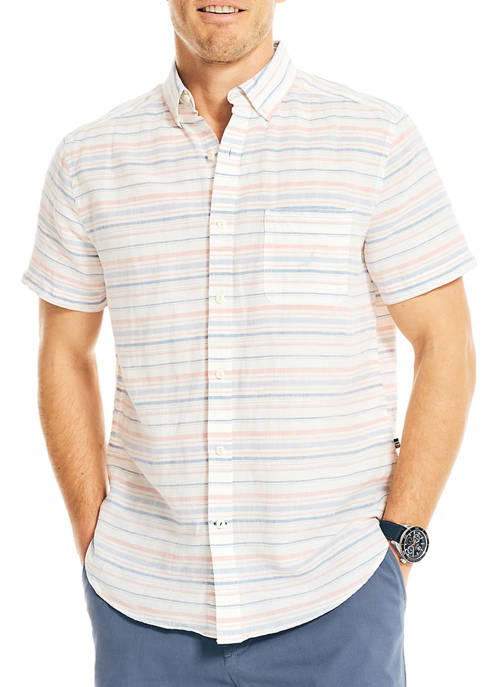 Nautica Linen Short Sleeve Shirt