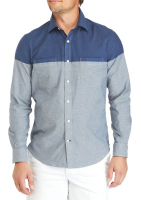 Long Sleeve Chambray Shirt