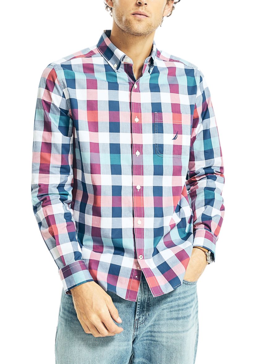 Plaid Poplin Shirt