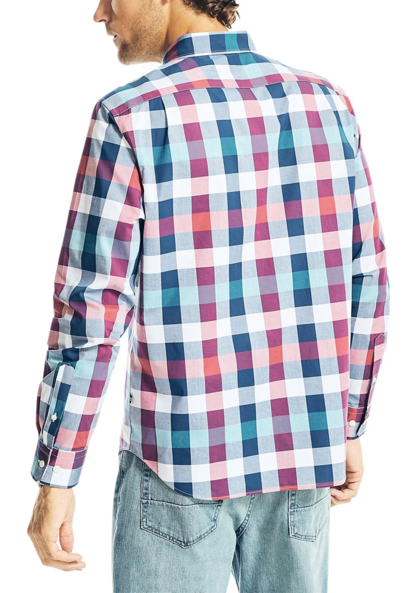 Plaid Poplin Shirt