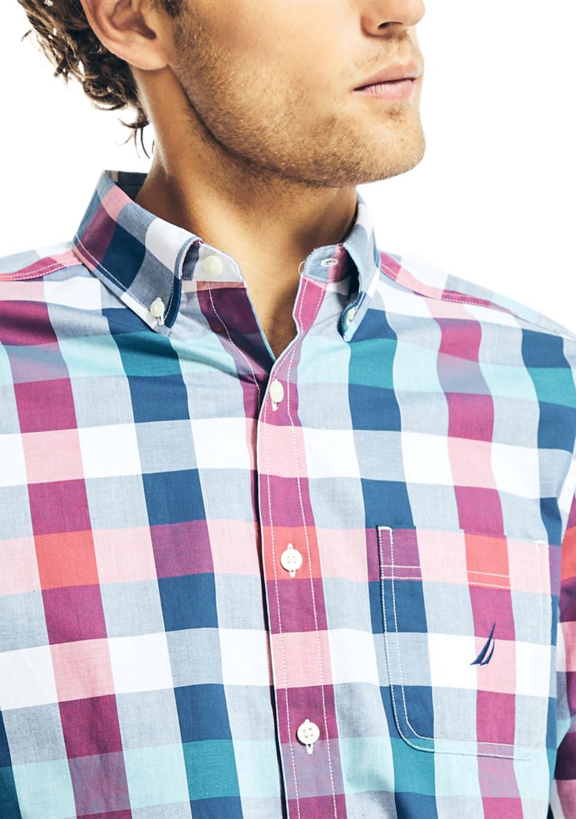 Plaid Poplin Shirt