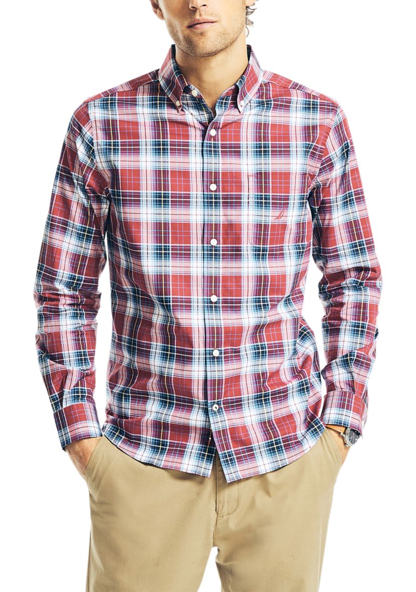 Plaid Poplin Shirt