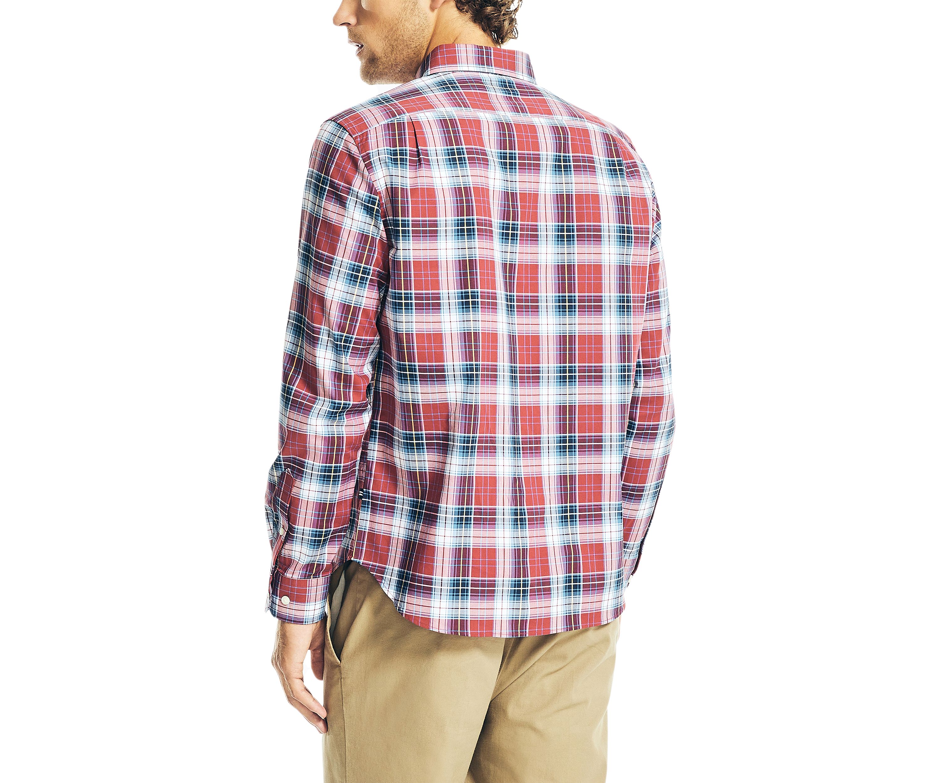 Plaid Poplin Shirt