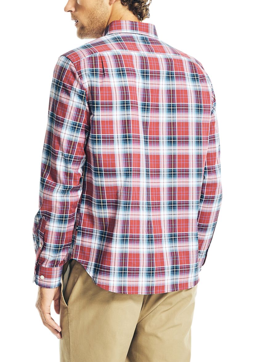 Plaid Poplin Shirt