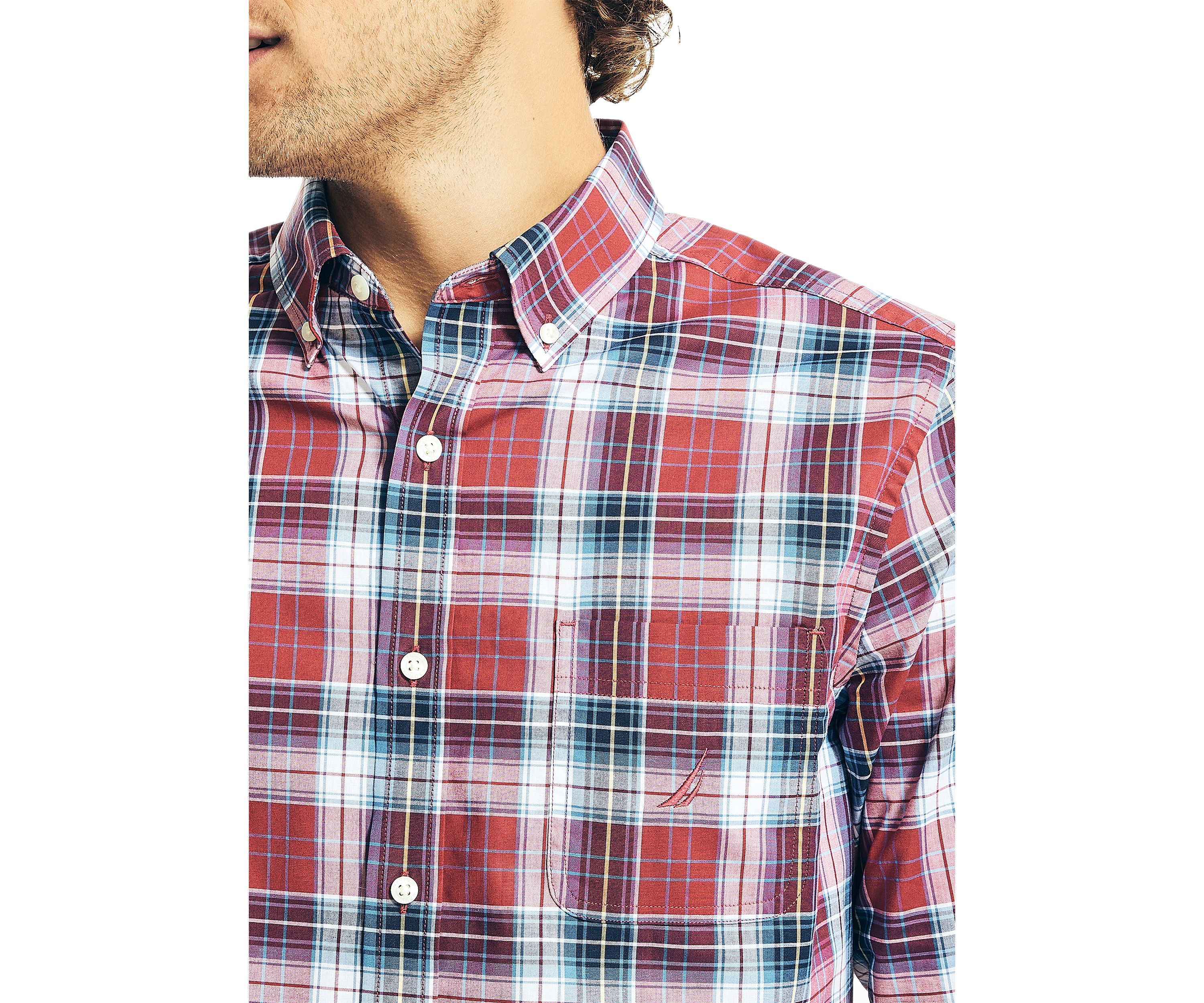 Plaid Poplin Shirt