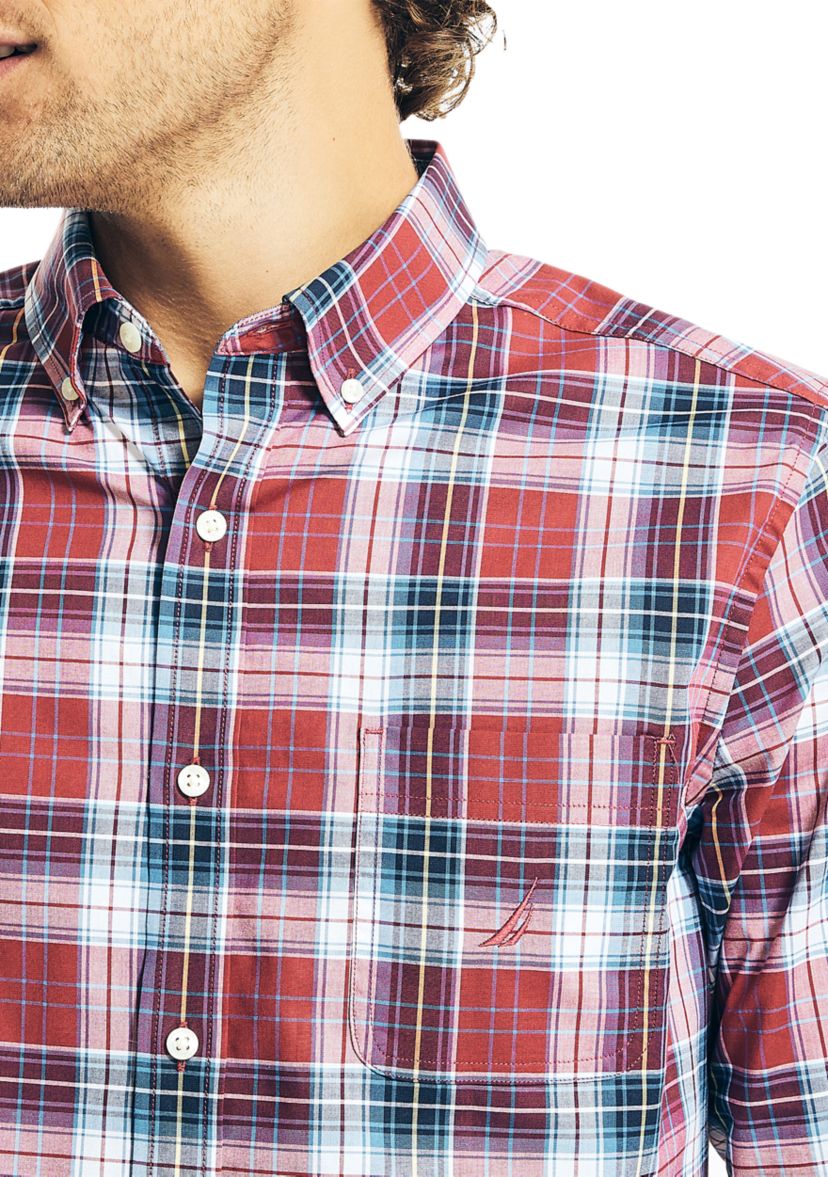 Plaid Poplin Shirt