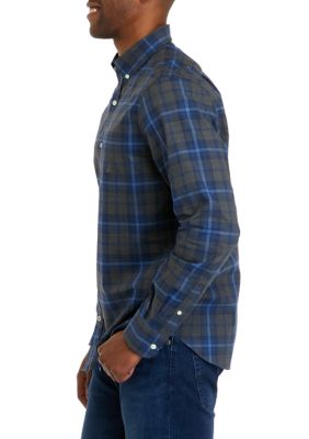 Plaid Poplin Shirt