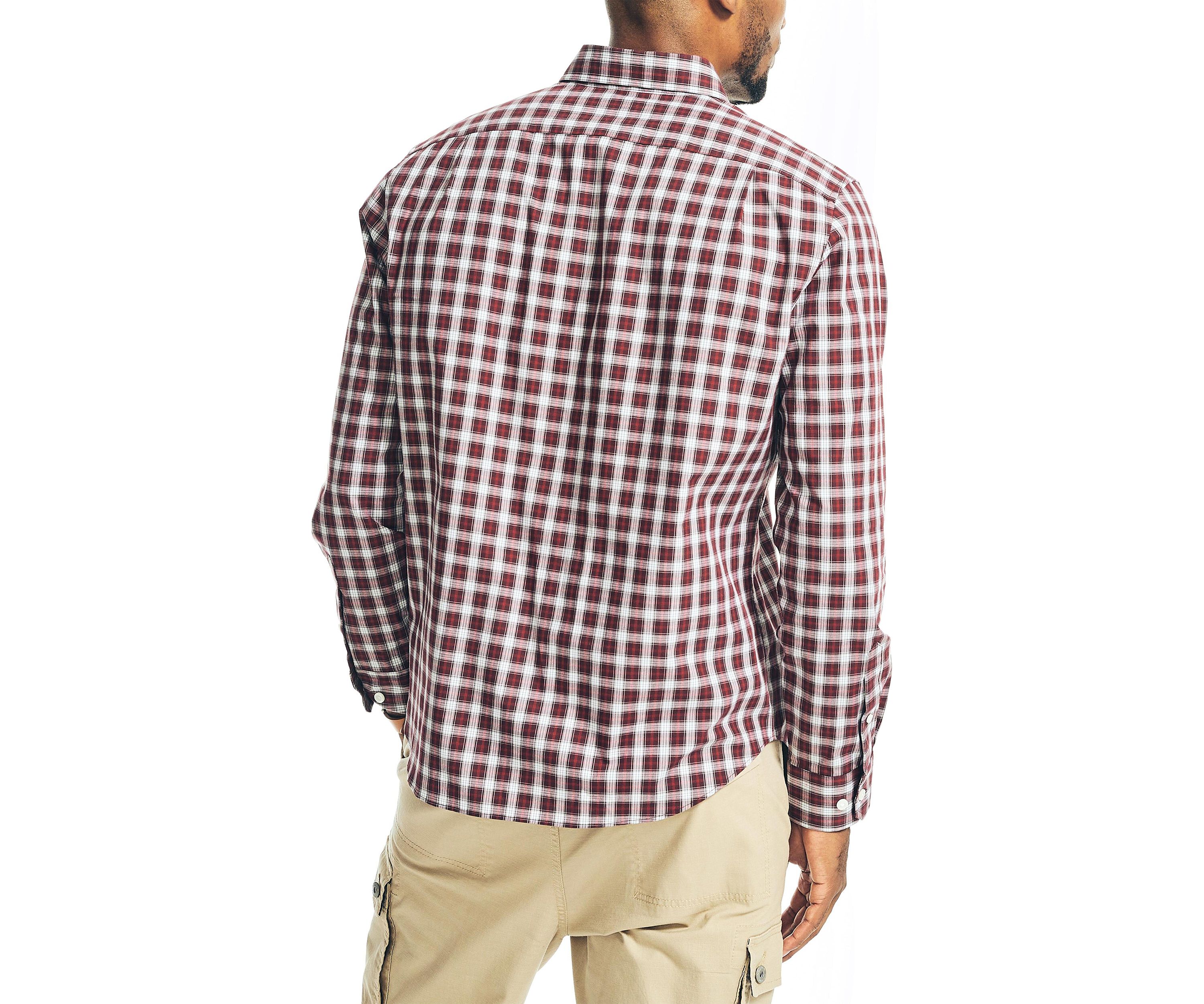 Wrinkle Resistant Plaid Wear to Work Shirt