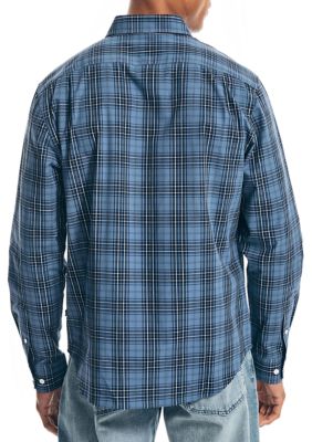 Wrinkle Resistant Plaid Wear to Work Shirt