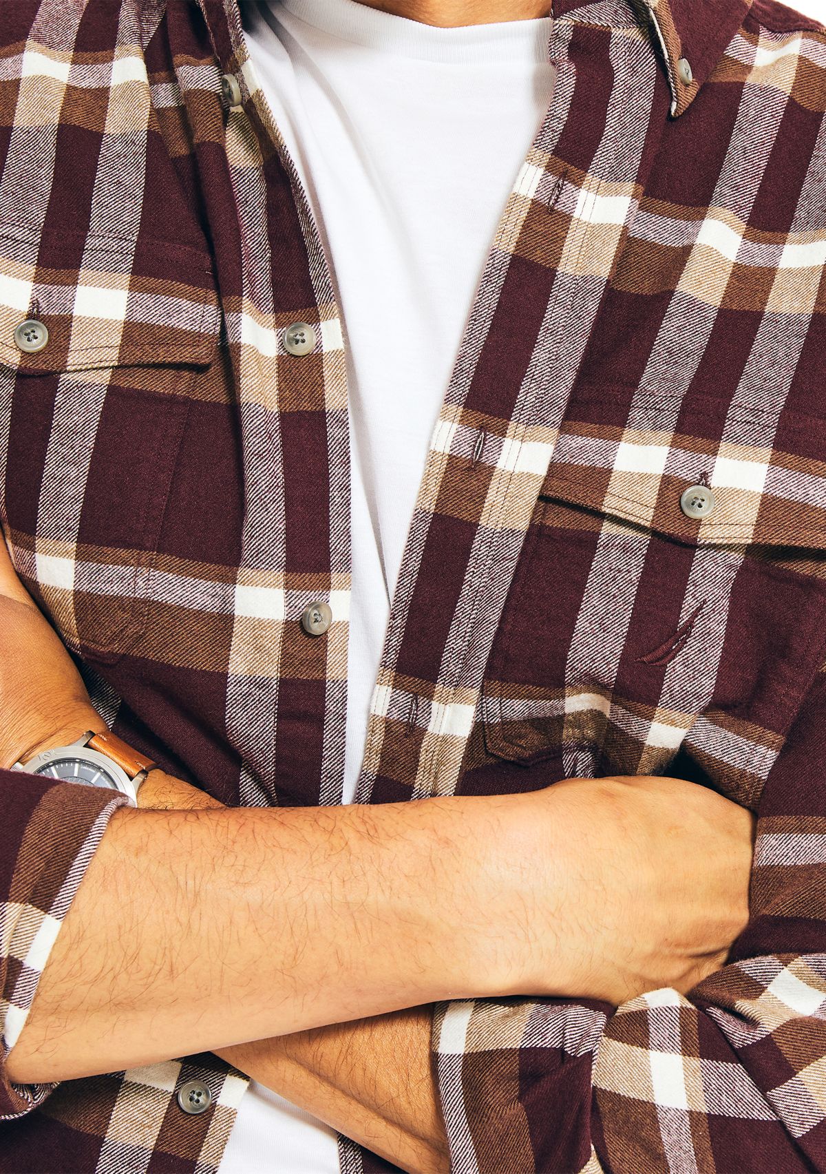 Sustainably Crafted Flannel Plaid Shirt