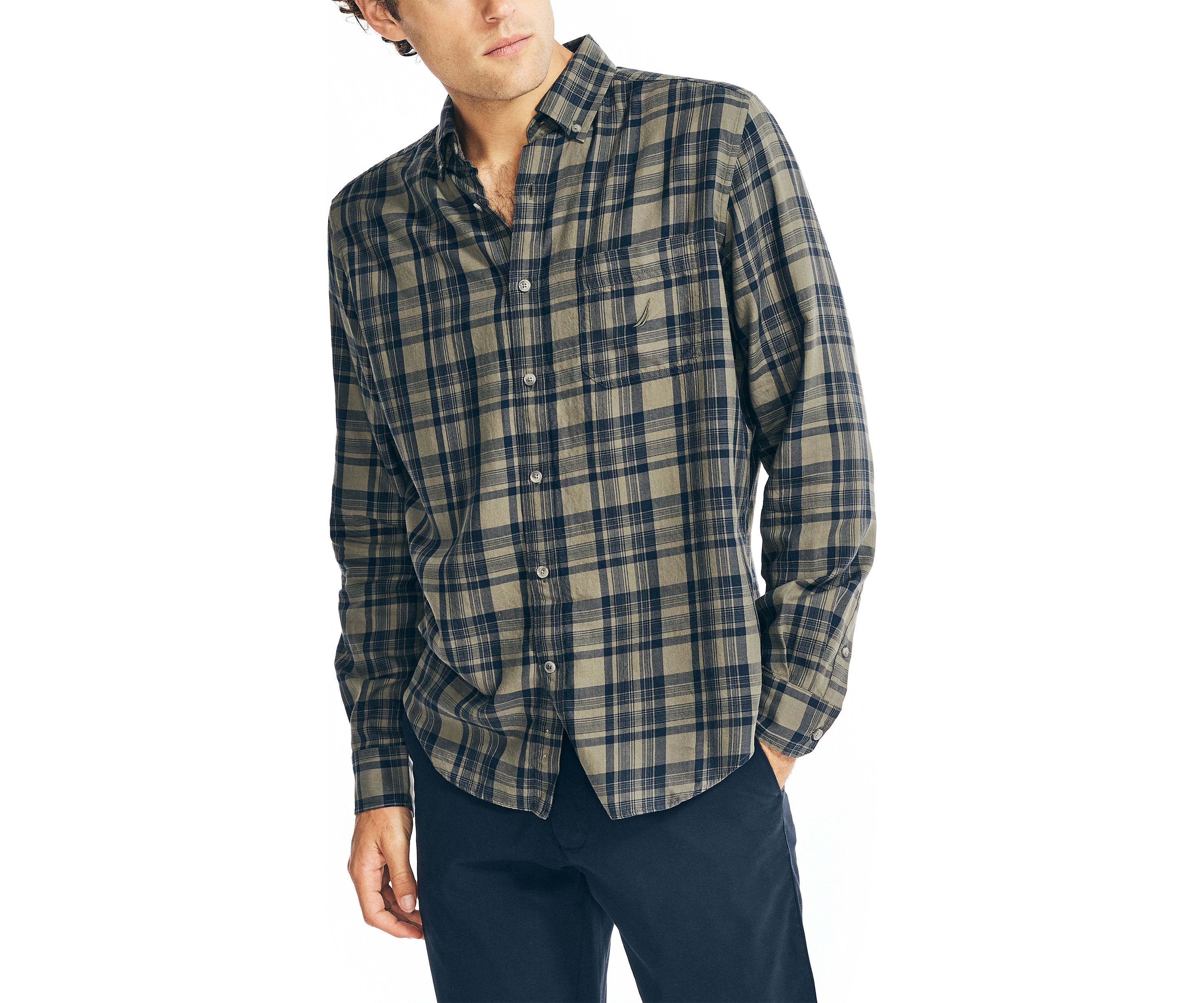  Sustainably Crafted Plaid Shirt