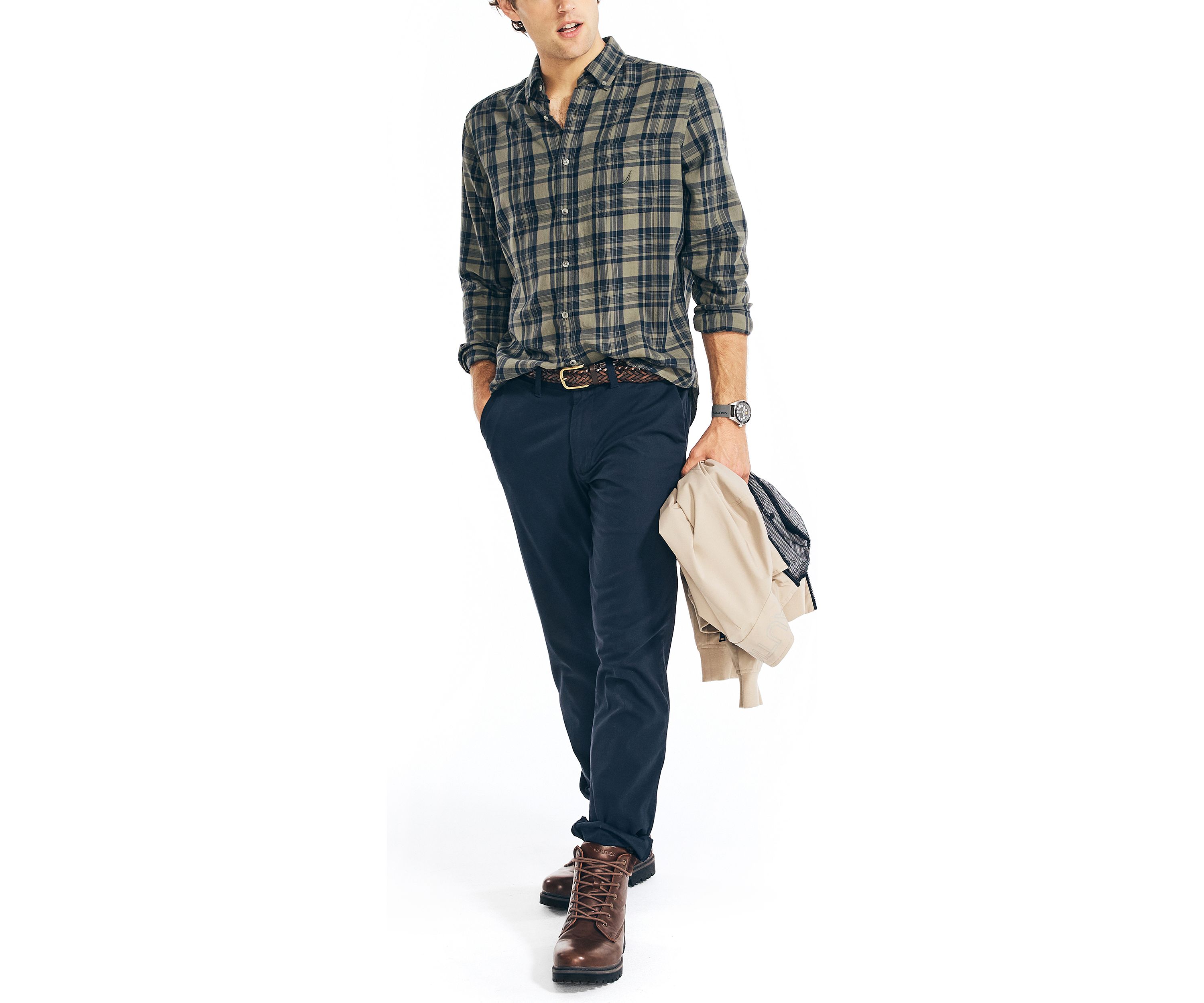  Sustainably Crafted Plaid Shirt