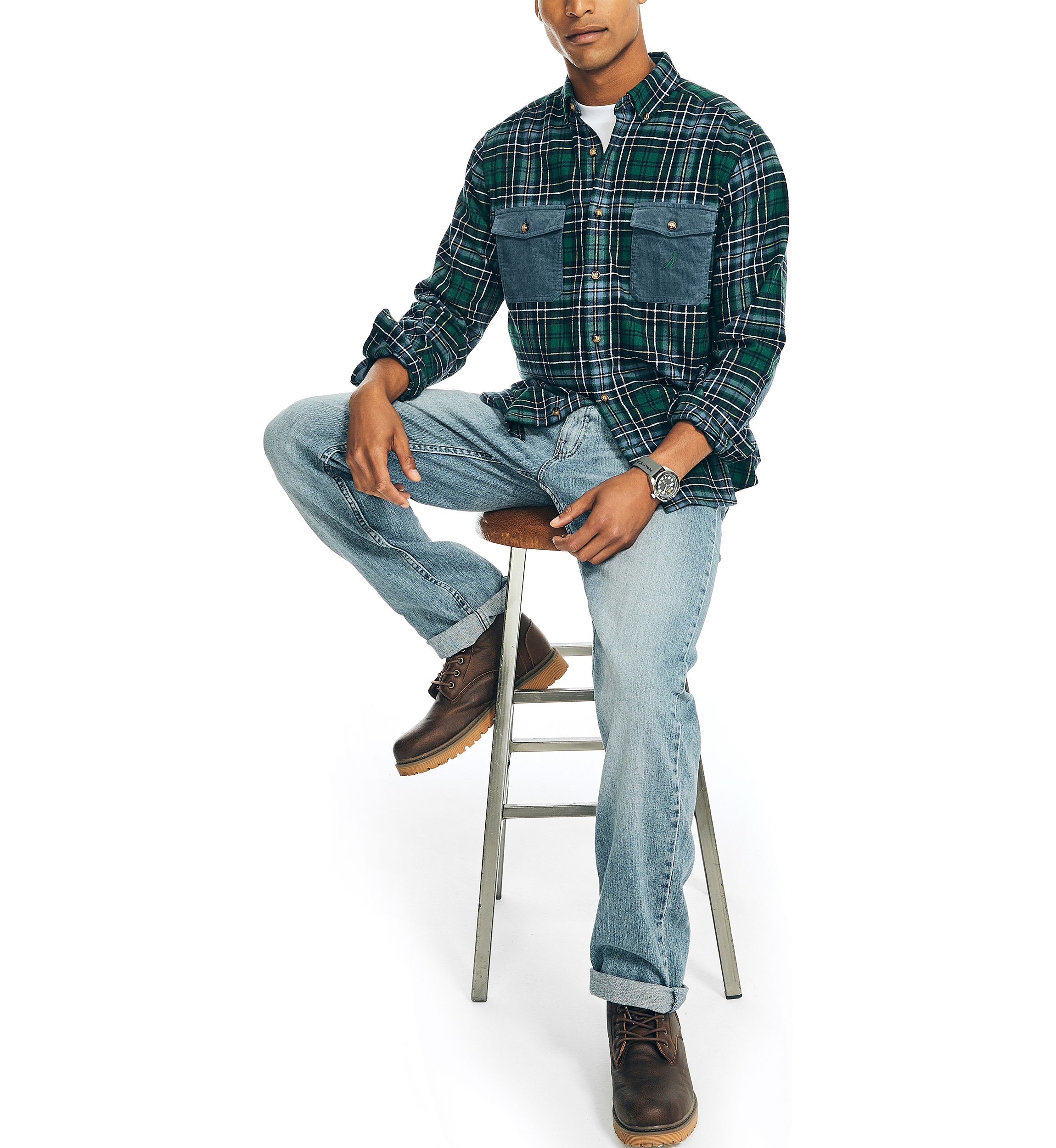 Sustainably Crafted Plaid Flannel Shirt