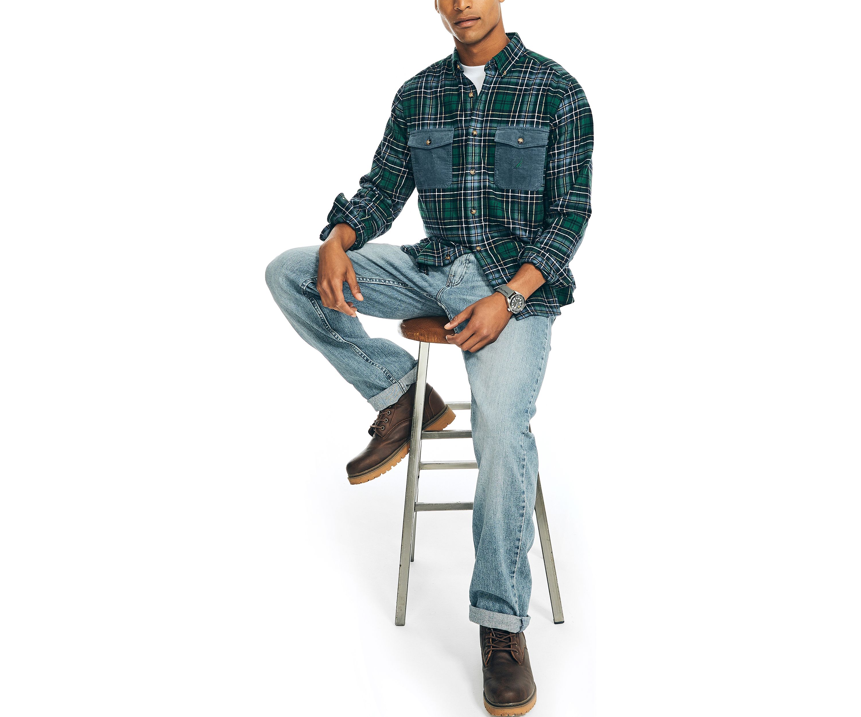 Sustainably Crafted Plaid Flannel Shirt