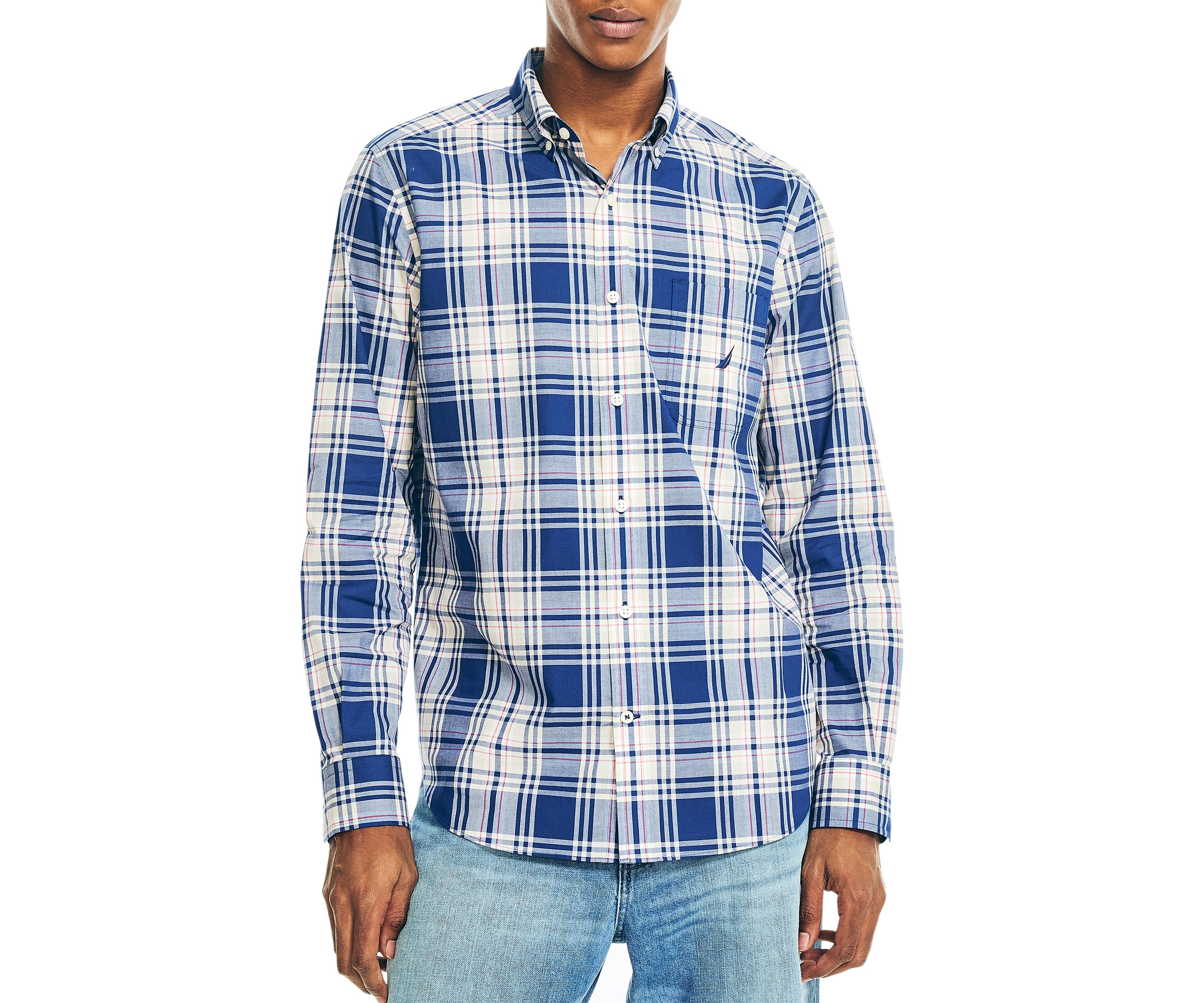 Plaid Poplin Shirt